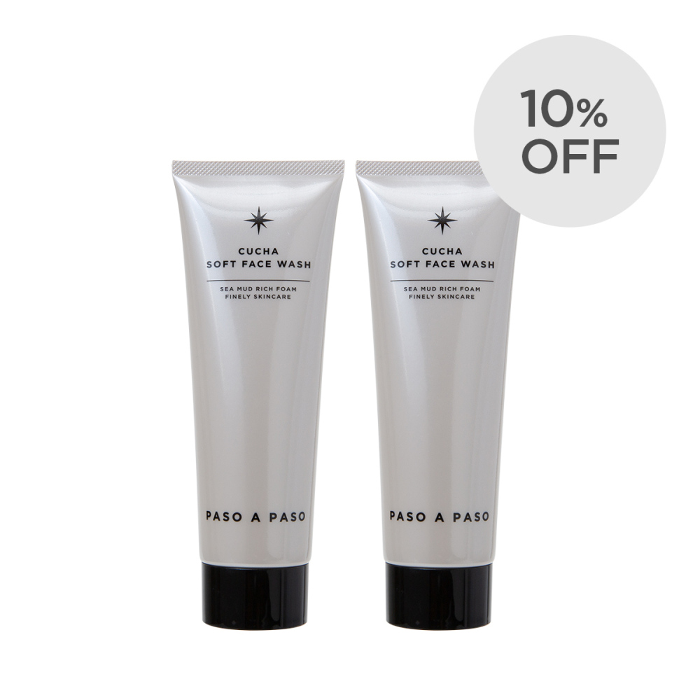 【10％OFF】クチャ ソフト フェイス ウォッシュ 80g × 2個セット