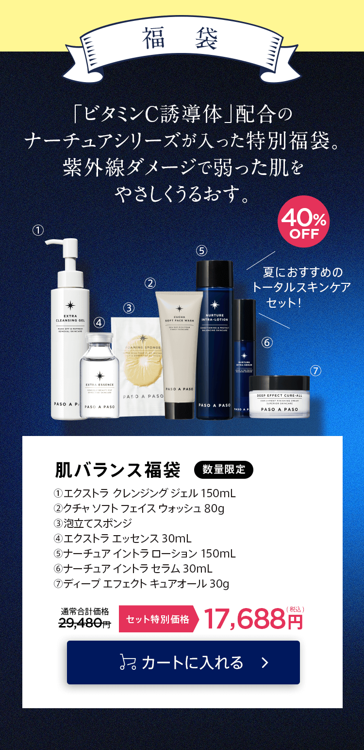 「肌バランス福袋」をカートに入れる